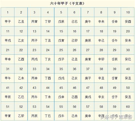 天干地支表查詢|《天干地支》對照表及運用方法